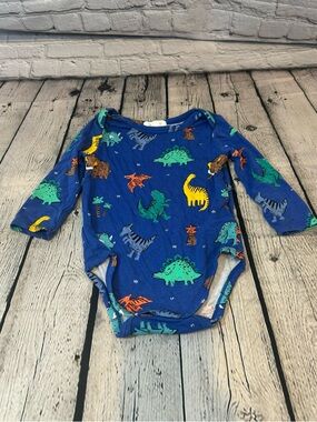 Angel Dear Dinosaur Pattern Bamboo Bodysuit